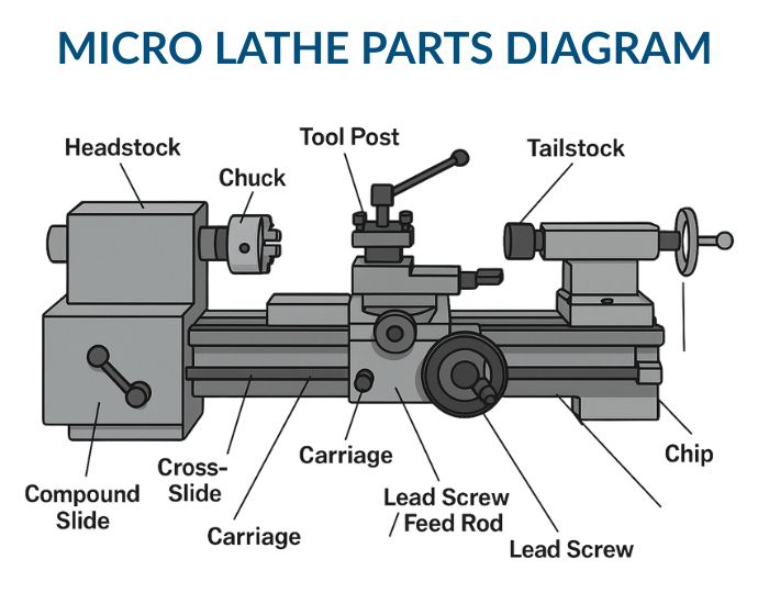 Micro Lathe Parts Diagram
