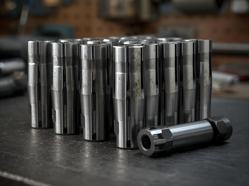 ER collets and collet nuts for precision machining 