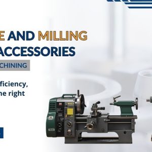 Lathe and Mini Mill with Accessories in Workshop