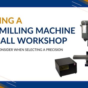 Micro milling machine used in small workshops for precision machining